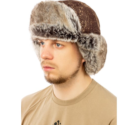 Изображение товара шапка-ушанка ORION Active Буран бурая кора 4660335520237