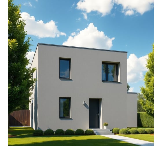 Изображение товара Фасадная краска OLIMP Сигма, Светлый серый, 2,5 л 33562