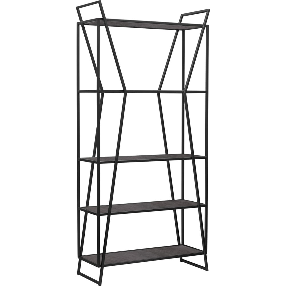 Изображение товара Стеллаж GreenWeen OSLO MINI черный с керамическими полками 800x330x1710 мм