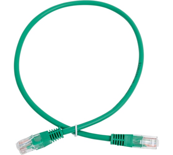 Изображение товара Патч-корд W&T 0.5М UTP, КАТЕГОРИЯ 5E, ЗЕЛЕНЫЙ WT-2038A0.5 GREEN