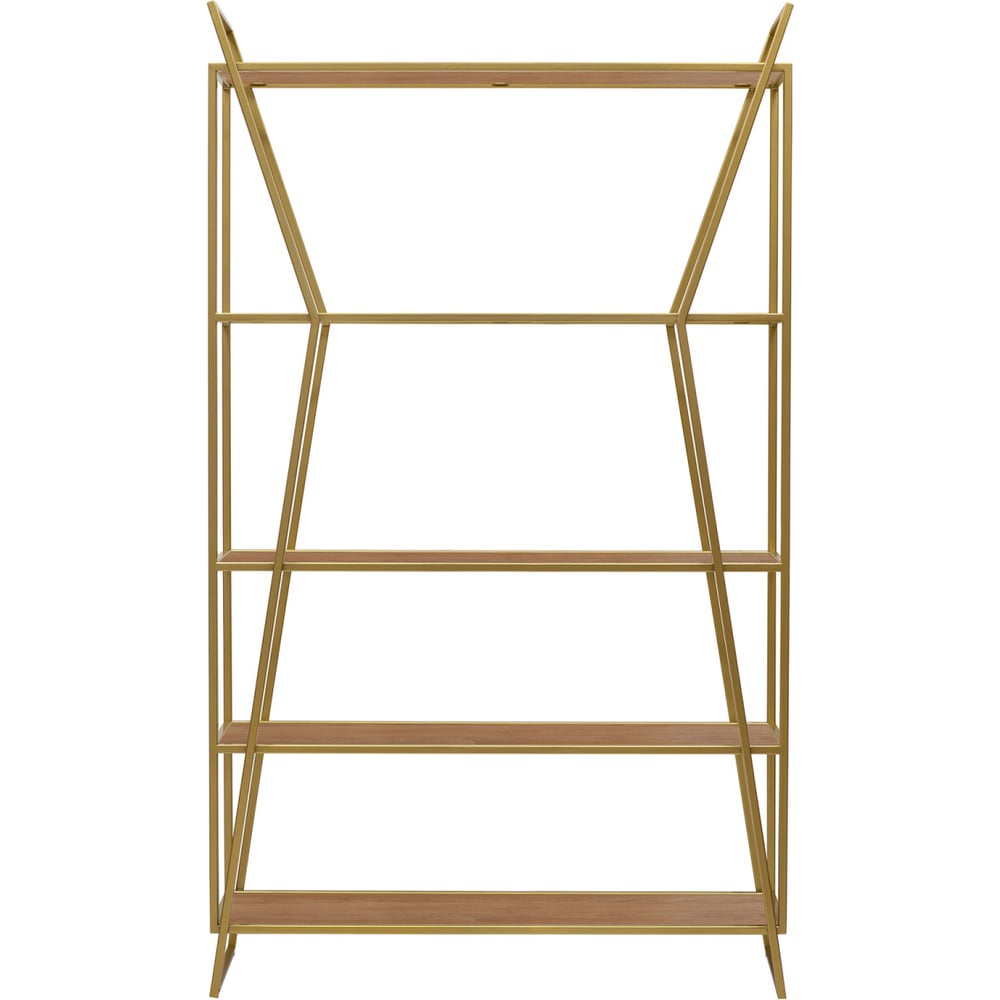 Изображение товара Стеллаж GreenWeen OSLO карта золотой каркас ЛДСП Робиния 1000x330x1710 мм