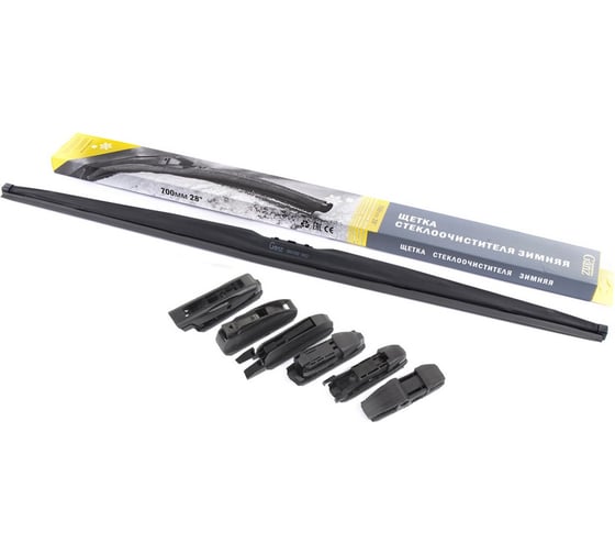 Изображение товара Щетка стеклоочистителя зимняя GANZ 700 мм (6 адаптеров) GIS01052