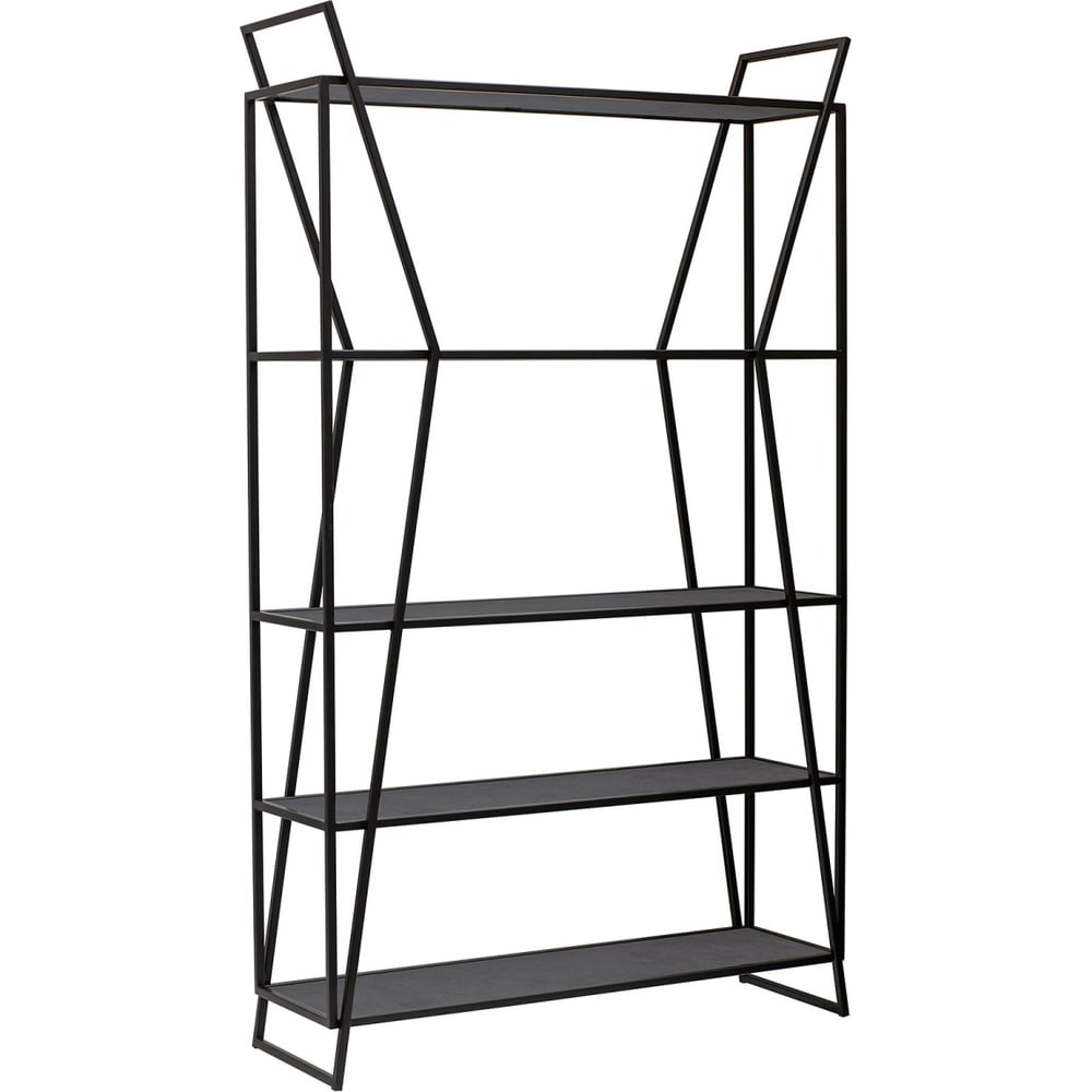 Изображение товара Стеллаж GreenWeen OSLO черный металлоламинированные полки для хранения стиль лофт