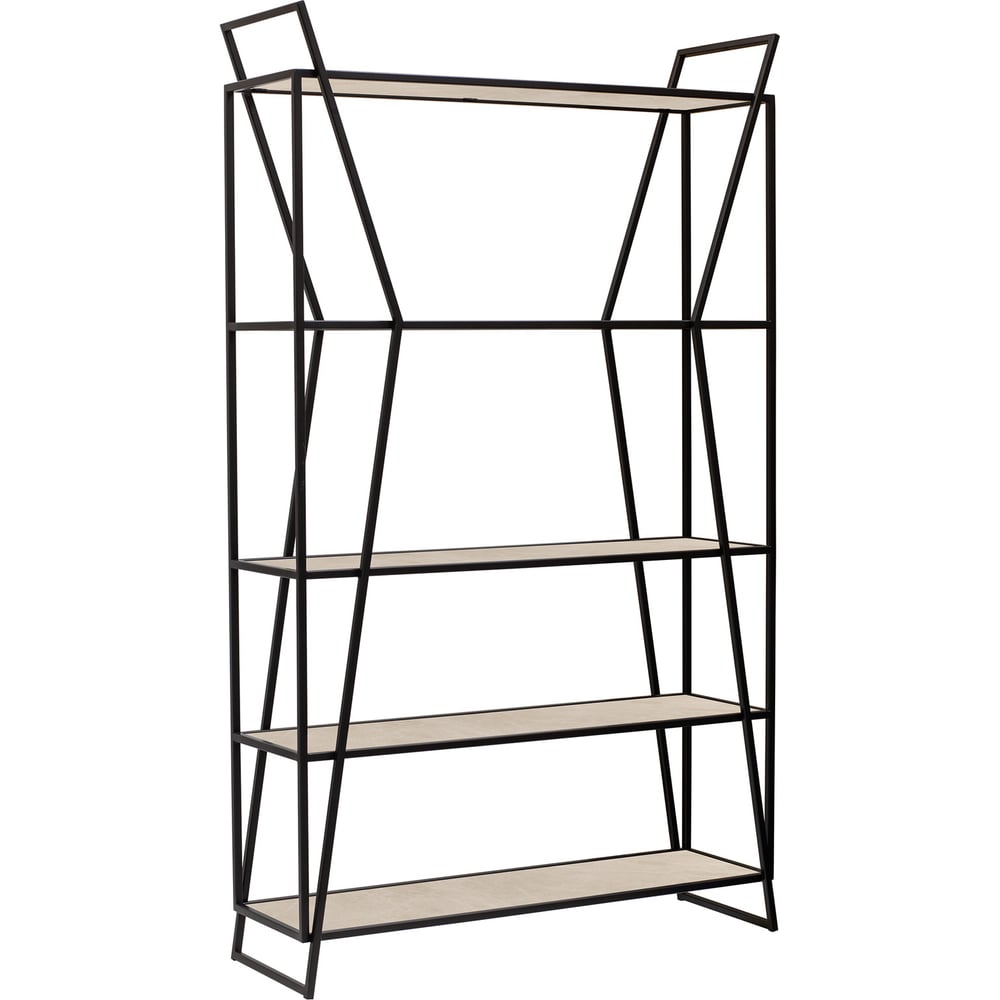 Изображение товара Стеллаж GreenWeen OSLO с керамическими полками, черный каркас