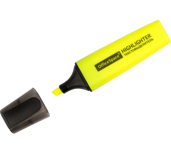 Изображение товара Набор текстовыделителей OfficeSpace, 12 шт, желтый, 1-5 мм H_16441