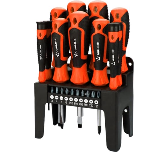 Изображение товара Набор отвёрток Airline 21 пр. в подставке (SL, PH, TORX) блистер ATAU047