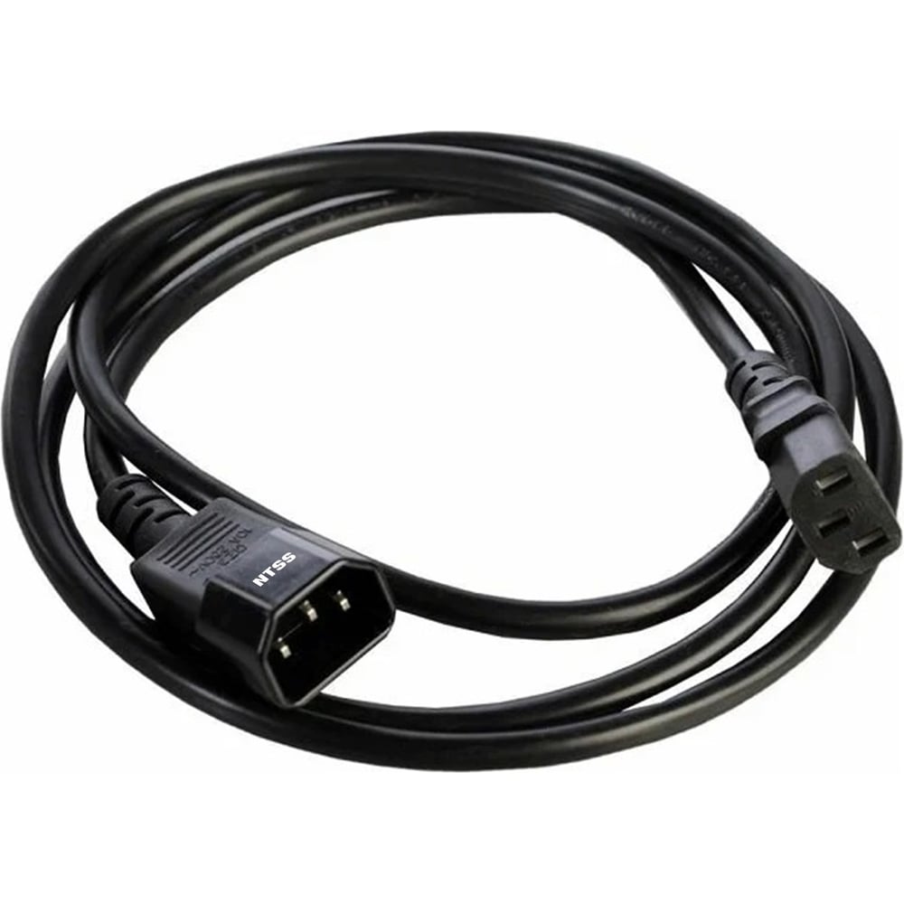 Изображение товара Шнур питания для БРП NTSS IEC 60320 C13 - C14, 1 м, IP20