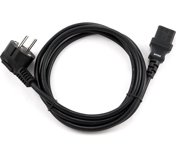 Изображение товара Шнур питания для БРП NTSS IEC 60320 C13 – CEE 7/7 Schuko, 3х1.0, 1.8 м, ГОСТ NTSS-PC13772