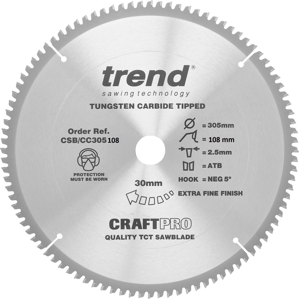 Пильный диск Trend CSB/CC305108 - фото 1