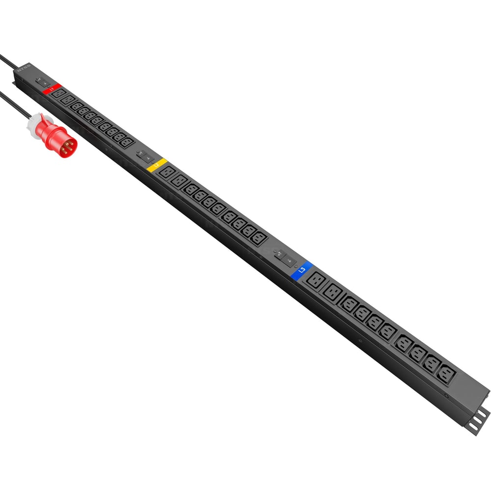 Изображение товара Блок распределения питания NTSS Basic 3ф 16А IP20 с 30 разетками IEC C13/C19 Изображение товара Блок распределения питания NTSS Basic 3ф 16А IP20 с 30 разетками IEC C13/C19