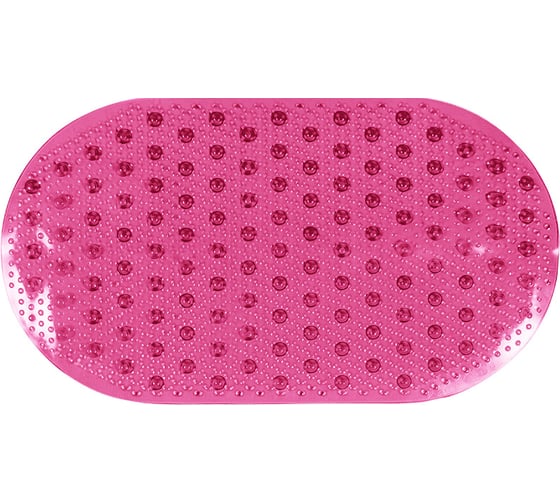 Изображение товара Коврик для ванной Melodia della vita Ellipse розовый MK011/овальный/ПВХ 21480