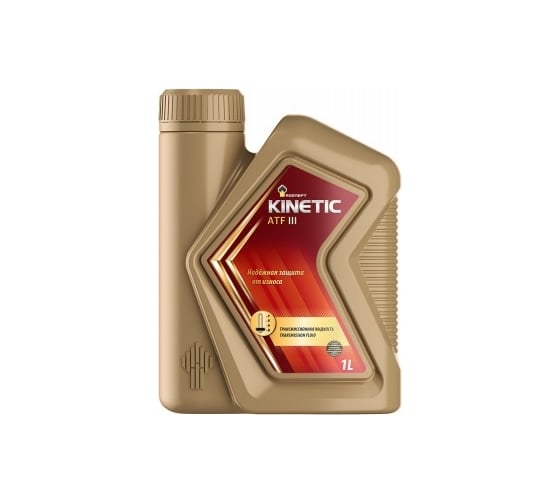 Изображение товара Трансмиссионное масло РОСНЕФТЬ Kinetic ATF III минер. кан. 4 л 40817542