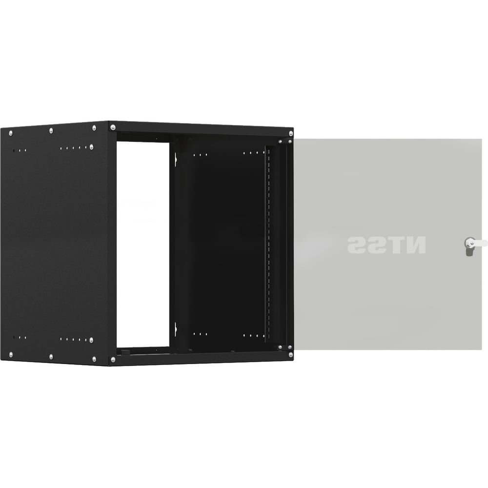 Изображение товара Шкаф настенный телекоммуникационный NTSS W 18U 600х600х964мм с стеклянной дверью