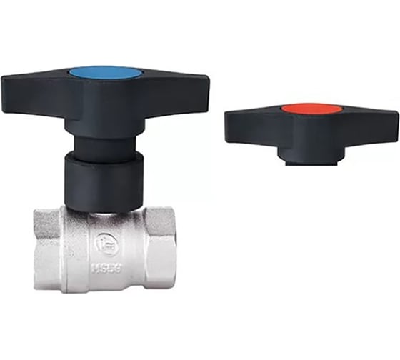 Изображение товара Шаровой кран DOUBLE-LIN для подключения термометра полнопроходной с внутренней резьбой LL1573(1/2")