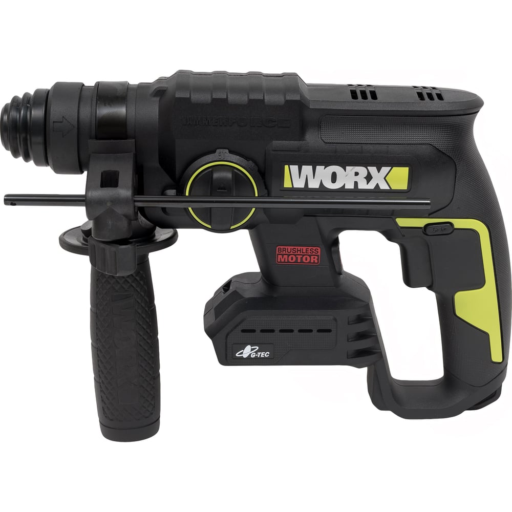 Изображение товара Профессиональный аккумуляторный перфоратор WORX WU387.9 с функцией долбления Изображение товара Профессиональный аккумуляторный перфоратор WORX WU387.9 с функцией долбления