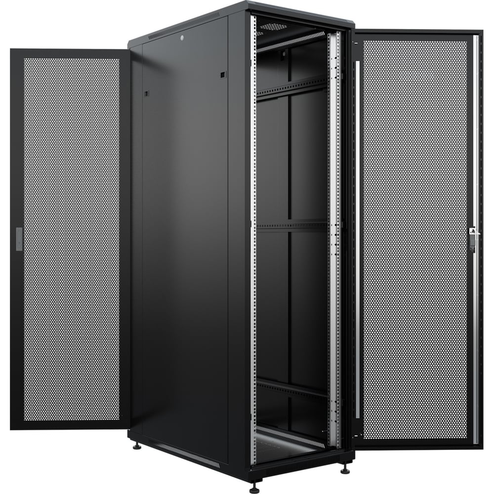 Изображение товара Напольный серверный шкаф NTSS R 22U 600х800 мм с перфорированными дверцами