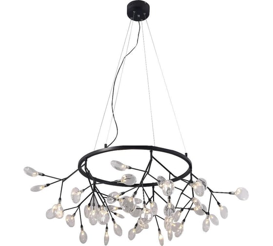 Изображение товара Подвесная светодиодная люстра Crystal Lux Evita SP45 D BLack/Transparent