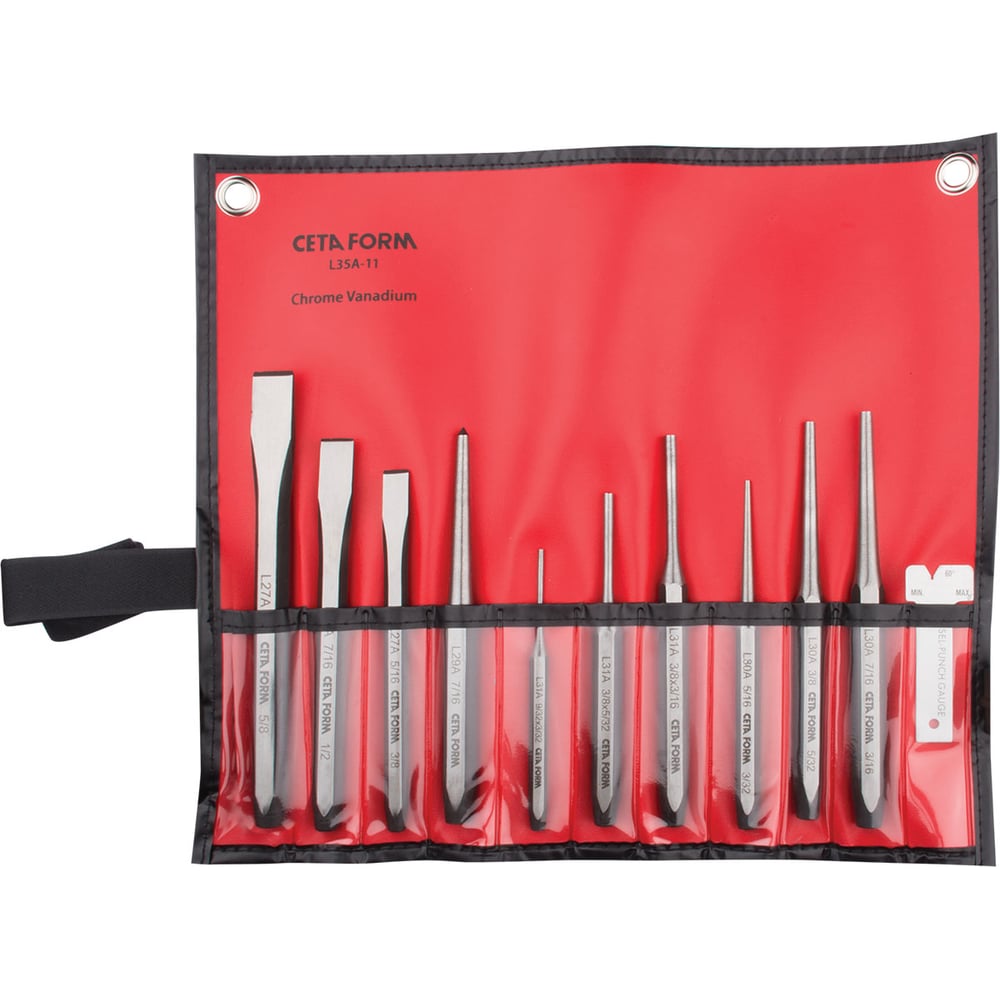 Изображение товара Набор выколоток и зубил Ceta Form 11 предметов L35A-11