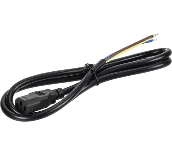 Изображение товара Кабель электропитания ITK PDU, 3х1,5, 1М, с разъёмом С13-б/р PC-C13N-1M