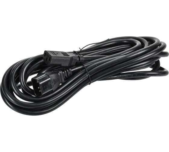 Изображение товара Кабель электропитания ITK PDU, 3х1,5, 5М, с разъёмами С13-C14 PC-C13C14-5M