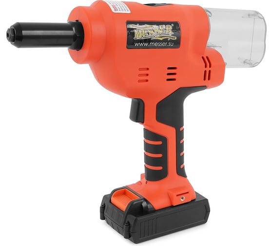 Изображение товара Аккумуляторный вытяжной заклепочник MESSER M1000 18В 05-32-065