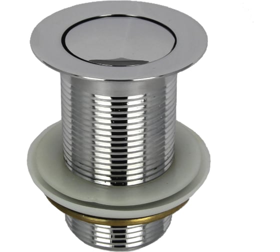 Изображение товара Выпуск донный клапан для умывальника MPF 1.1/4" клик-клак без перелива 37 мм ИС.110504