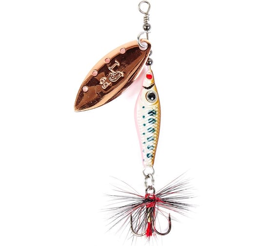 Изображение товара Вращающаяся блесна LUCKY JOHN TRIAN BLADE LONG, 06.0г, цвет 006, в блистере LJTBL6-006