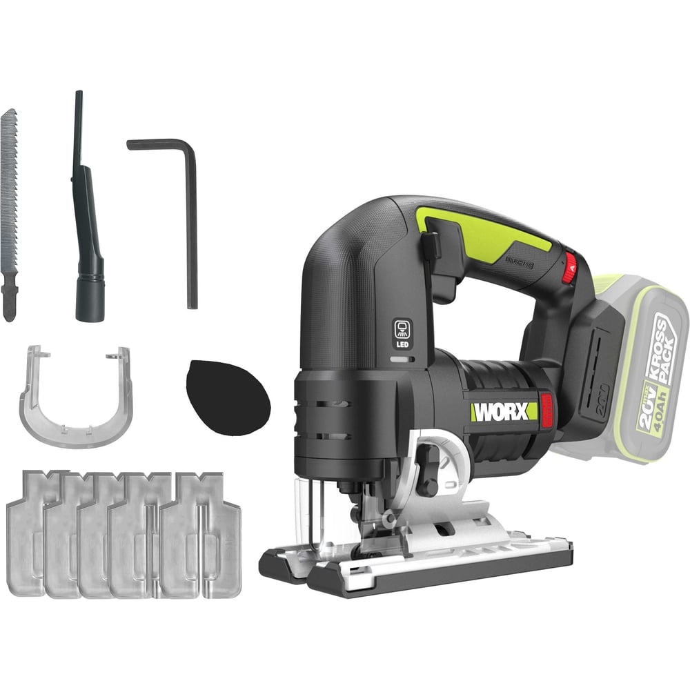 Аккумуляторный лобзик WORX Professional WU550.9