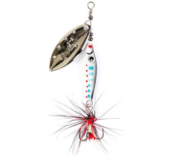 Изображение товара Вращающаяся блесна LUCKY JOHN TRIAN BLADE LONG, 09.0г, цвет 003, в блистере LJTBL9-003