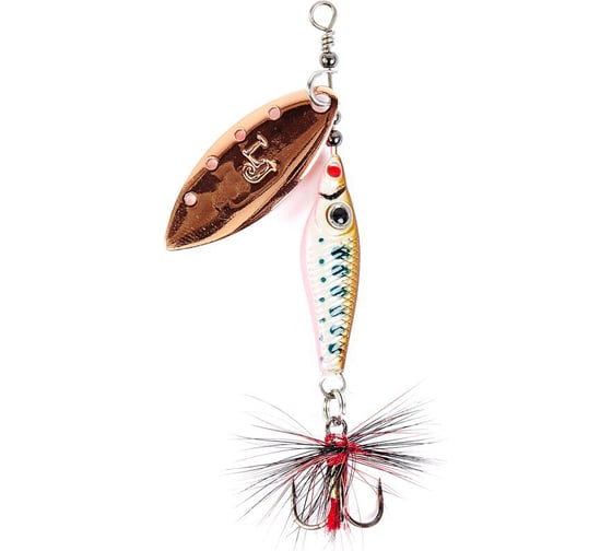 Изображение товара Вращающаяся блесна LUCKY JOHN TRIAN BLADE LONG, 09.0г, цвет 006, в блистере LJTBL9-006