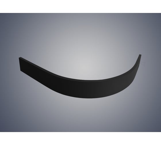 Изображение товара Панель WeltWasser SKR12090-BL L/R 1180х880х100 мм., черный 10000004426