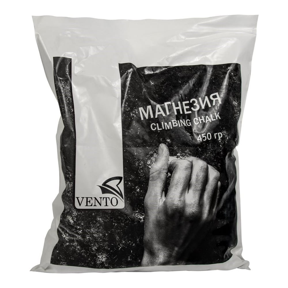 Изображение товара Магнезия VENTO Пакет vnt 816 белая 0.45 кг для спорта и тренировок