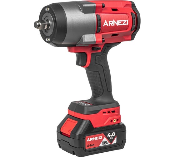 Изображение товара Гайковерт ударный аккумуляторный бесщеточный Arnezi 1/2", 1880Нм, 18В, 4.0А*ч R9000006