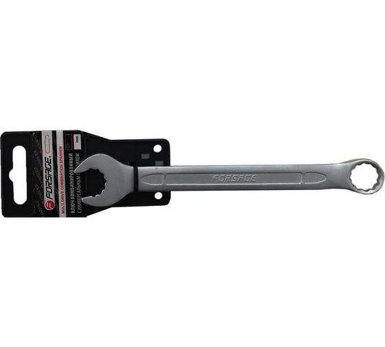 Изображение товара Ключ комбинированный с динамическим профилем Forsage 15 мм, на пластиковом держателе F-75515HD(27986)