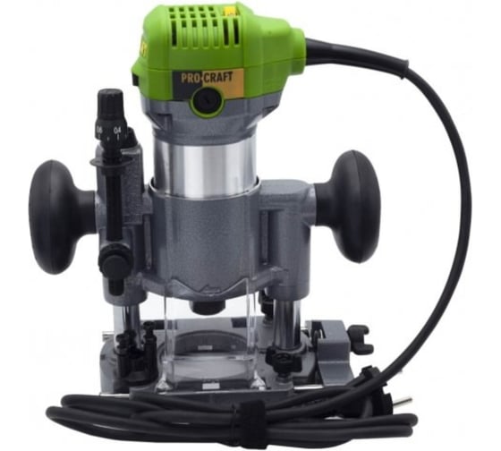 Изображение товара Фрезер PROCRAFT 700 Вт, 16000-35000 об/мин, патрон 6,8 мм, глубина 0-37 мм POB980