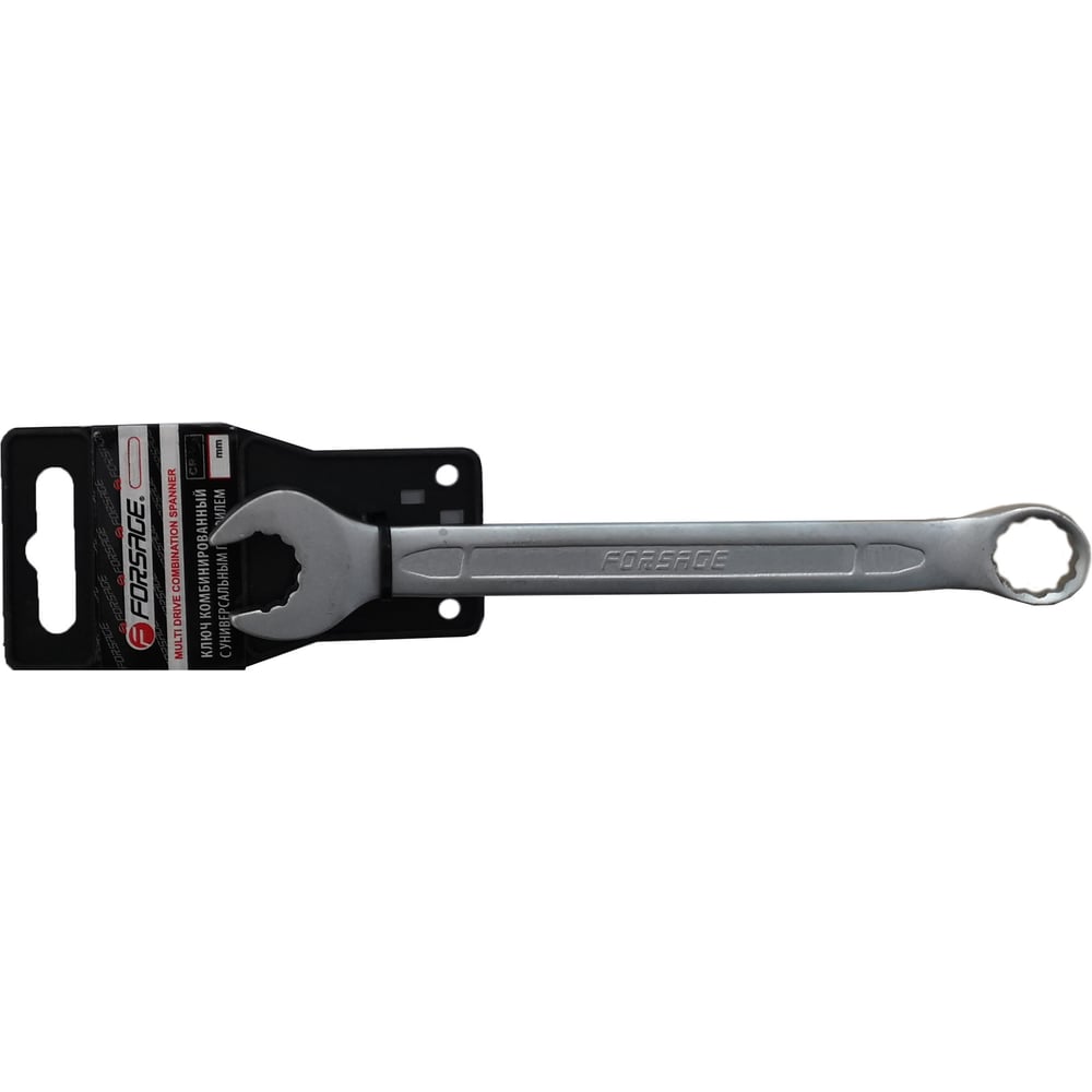 Изображение товара Ключ комбинированный с профилем Forsage Ratchet drive 14 мм, на пластиковом держателе F-75514RD(28698)