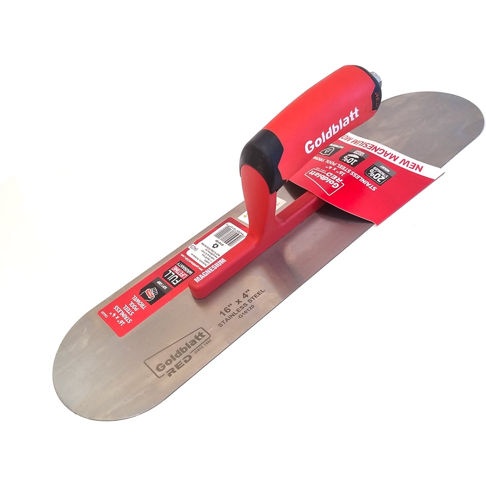 Изображение товара Кельма овальная RED Goldblatt из нержавеющей стали, 406х100 мм G16120