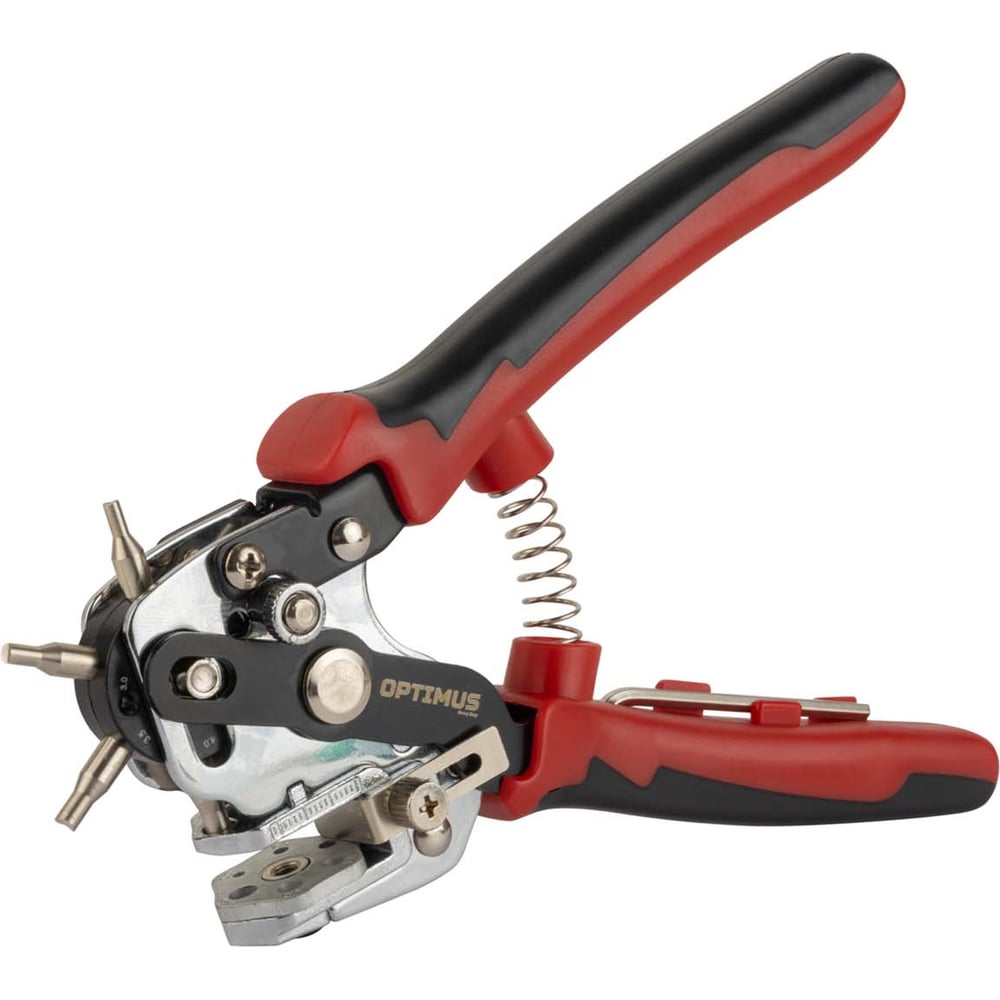 Изображение товара Револьверный дырокол Optimus OPT-RE105 с иглами 2-4.5 мм профессиональный