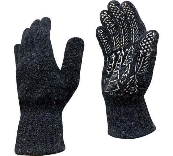 Изображение товара Плотные полушерстяные перчатки с ПВХ покрытием Master-Pro 20 пар, РУССКИЙ ЛЕС (ЗИМА), плотность 10/10 10907-RF1-20