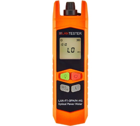 Изображение товара Мини измеритель оптической мощности LANMASTER универсальный разъем 2.5 мм LAN-FT-OPM/M-MS