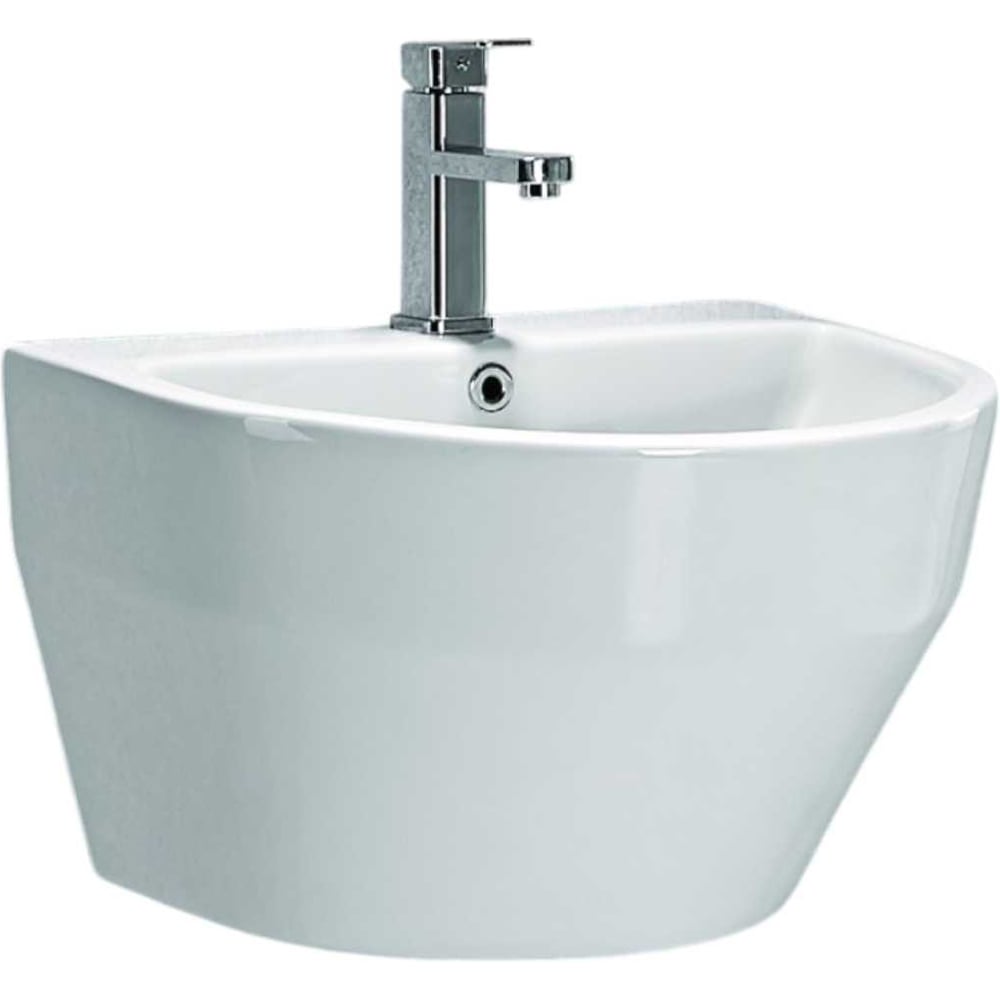 Изображение товара Подвесная раковина OLIVE'S NAVARRA из санфарфора белая стильная и практичная