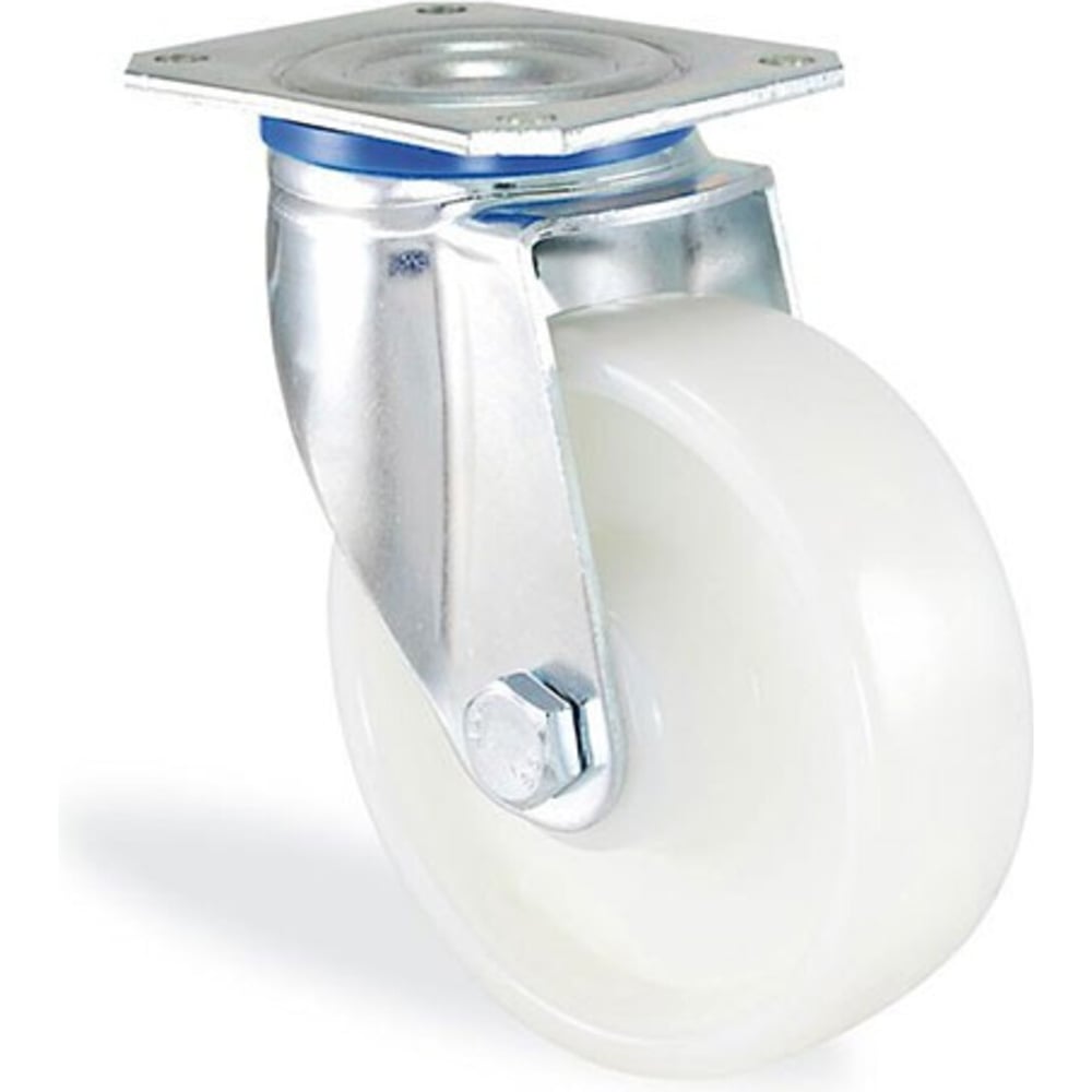 Изображение товара Поворотная колесная опора с площадкой КАМА 125 мм 3802-RPB-125