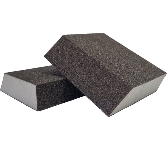 Изображение товара Губка абразивная Flexione 4-х стр. 100x90/65x25мм Р40 Flexiоne (трапецевидная) 90000454