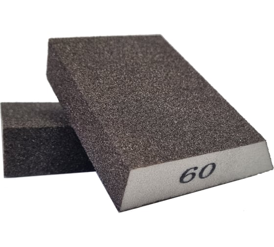 Изображение товара Губка абразивная Flexione 4-х стр. 100x90/65x25мм Р60 (трапецевидная) 90000464