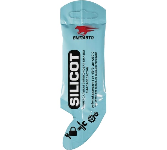 Изображение товара Силиконовая смазка ВМПАВТО SILICOT, 10г стик-пакет 2303