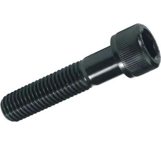 Изображение товара Винт 23 БОЛТА высокопрочный М12x55 мм к.п.12.9 черный DIN912, 2 шт. УТ000130553