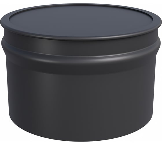 Изображение товара Заглушка тройника Металлик и Ко 115, AISI 430 0.50, ВН, RAL 9005, терм. о О0000148152