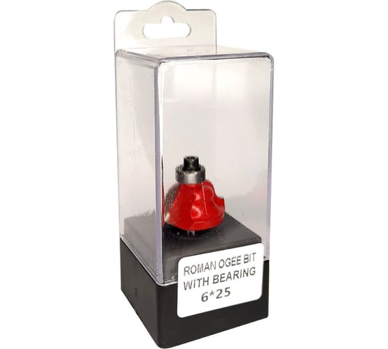 Изображение товара Фреза по дереву кромочная калевочная Sinica 6х25, посадочный диаметр 6мм 100038