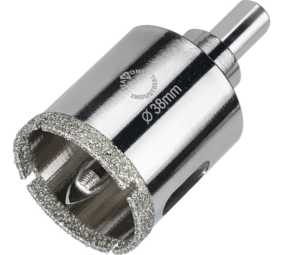 Изображение товара Коронка алмазная по керамограниту и керамике с центрирующим сверлом 38 мм Diamond Industrial DIDCSC038