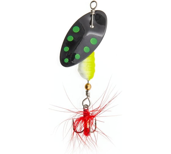 Изображение товара Вращающаяся блесна LUCKY JOHN EXCENTRIC IN-LINE, 04.0г, цвет 001, в блистере LJEX02-001